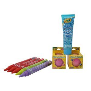 Crayola Bath Time Fun Set – Body Wash Pens (5-Pack), Glitter Bombs (2-Pack), & F